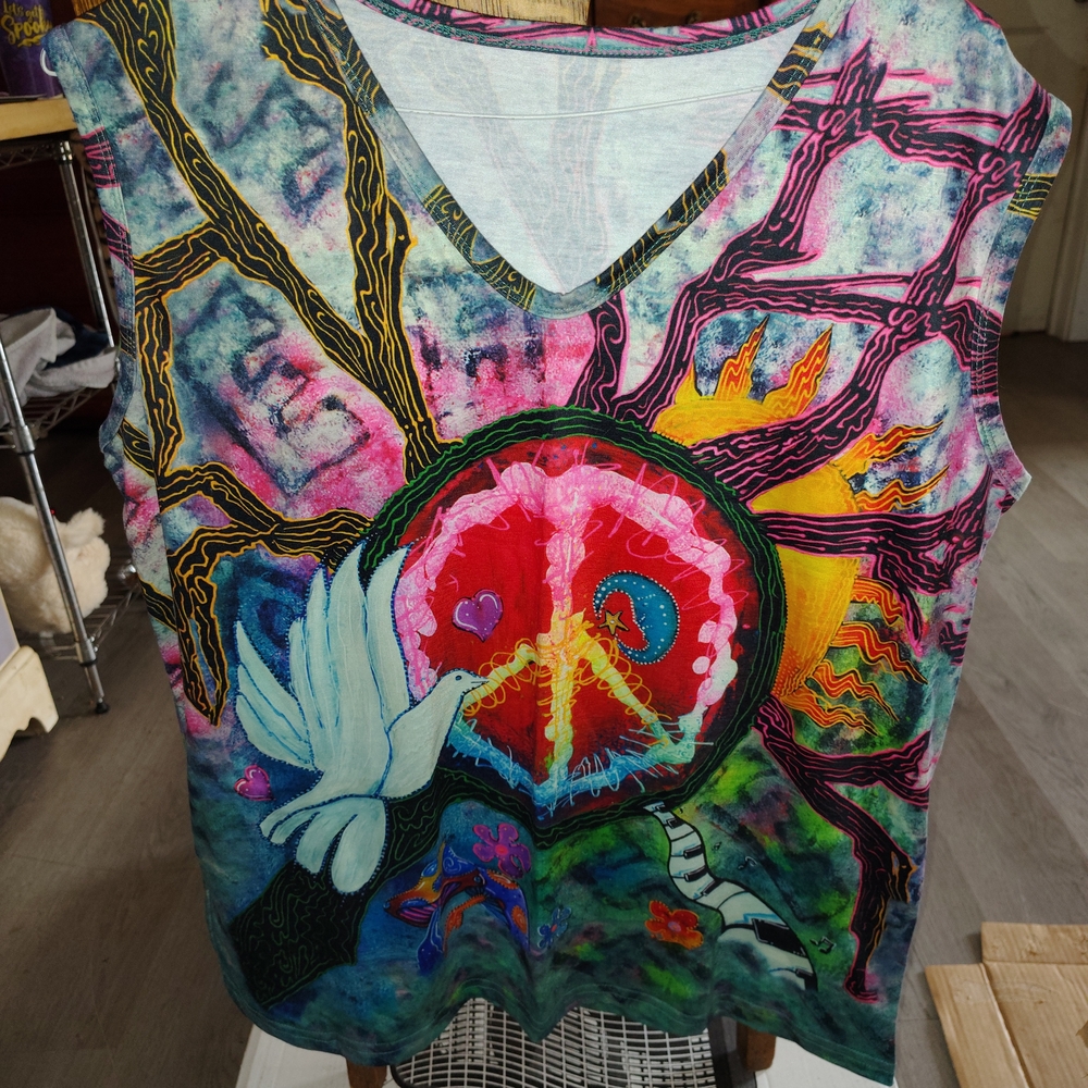 Colorful Graphic Women's Top